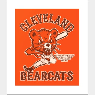 Defunct Cleveland Bearcats Baseball Team Posters and Art